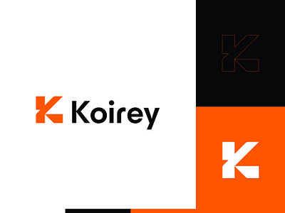Koirey logo design & mark brand identity branding identity k logo logo logo design logo mark logotype minimalist modern visual identity