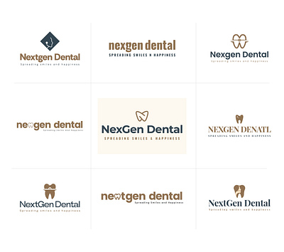 Nextgen Dental Logo Design branding creative logos design graphic design logo logo design logos minimaldesign mohali perfect logo simple design typography ui