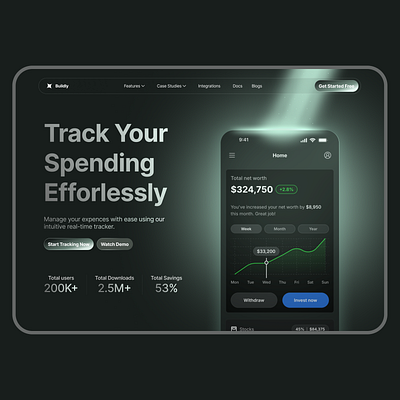 Saas Website landing Page Design design figma figma uiux framer landing page design modern web design no code web developer saas website ui ux design ui ux designer ux design ux resrsrcher ux ui web design website design website designer