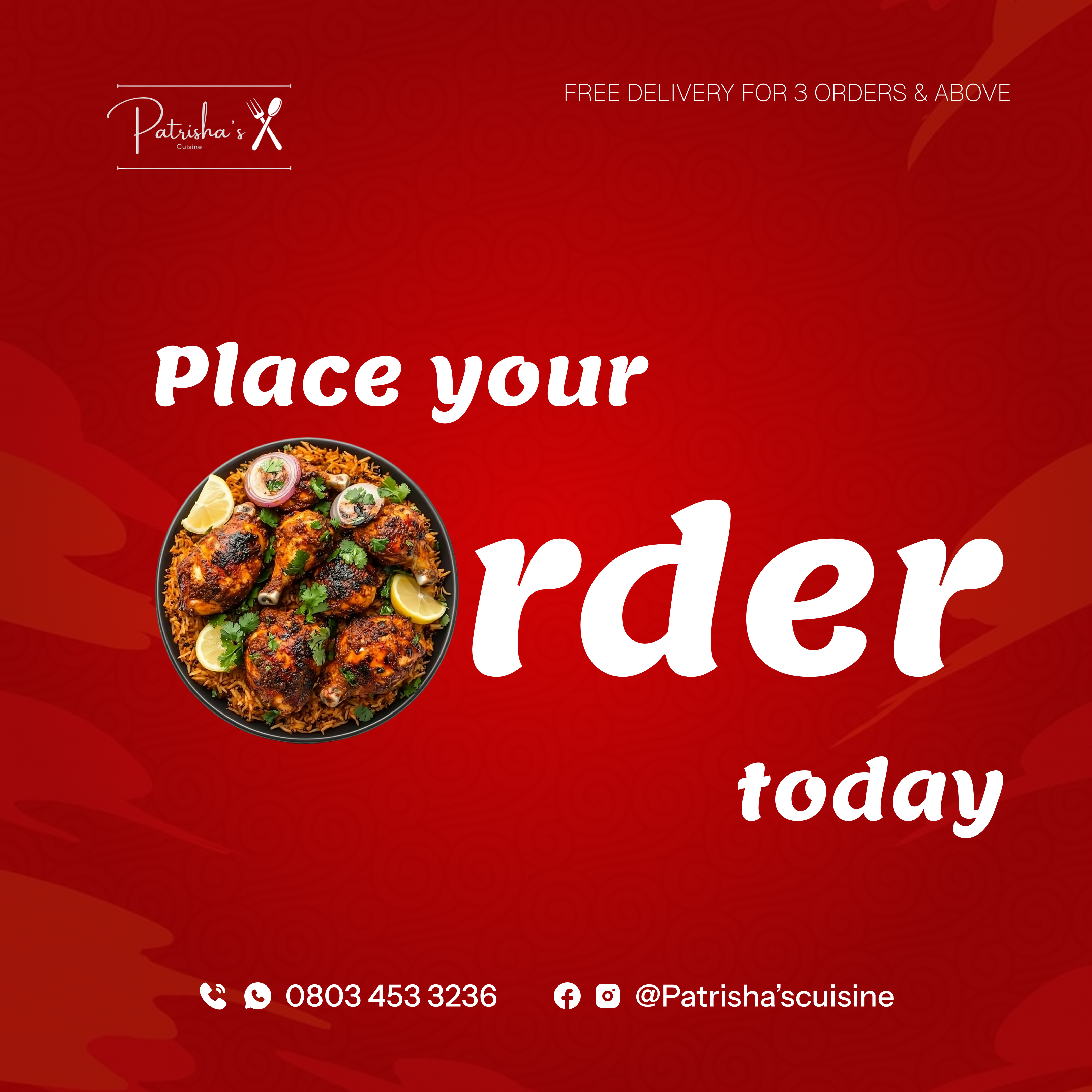 SOCIAL MEDIA AD FOR FOOD BRAND flyer food brand graphic design social media