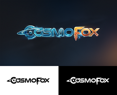 CosmoFox - Game Logo animated fantasy logo design fantasy game logo gaming logo logo designer metin2 mmorgp muonline nft