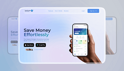 Saas Landing Page - Kolofunds design landing page saas ui