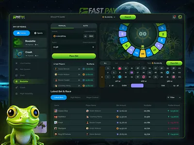 🎰 Fast Pay – Playful, Casino-Inspired Roulette Experience casino app ui