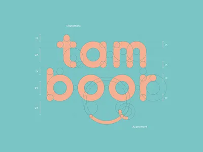 Tamboor [Generative Logo_Design + Branding] baby diapers branding baby diapers logo brand concept brand design branding generative design generative logo kids branding logo logo construction logo design positive design smile smiley