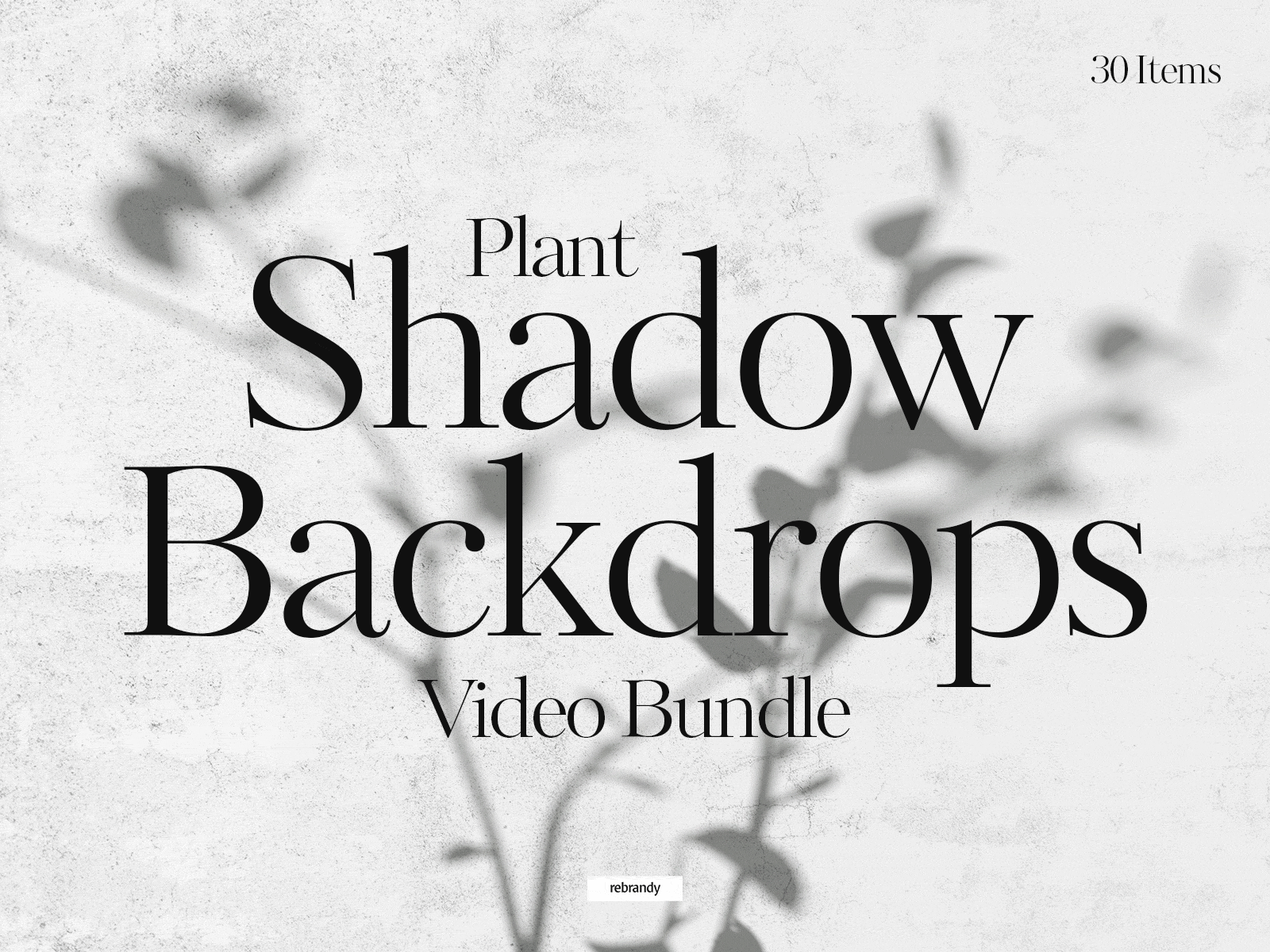 Plant Shadow Backdrops Video Bundle movement