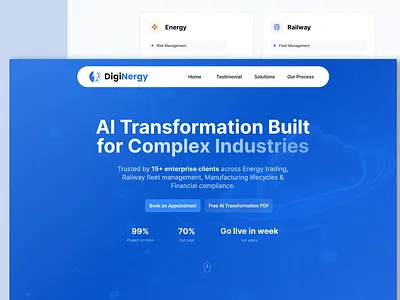 Landing Page for IT Consultant