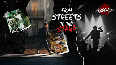 Lucky Strike Circle KV adaptation aesthetic branding concept desing genz key visual staick