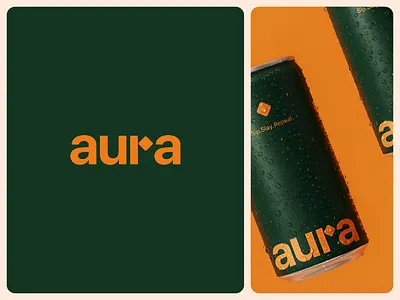 Aura - Logo brand visual identity abstract logo bold logo brand visual identity branding cafe logo clever logo coffee logo drink logo dynamic logo energy drink logo energy logo food logo futurisitc logo lifestyle logo minimal logo modern logo modular logo saas logo tech logo wordmark