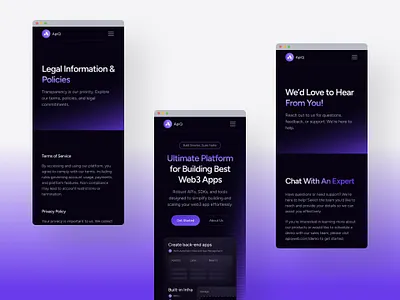 APIQ — Web3 Blockchain Website ai branding chatbot clean dark design illustration landing page saas tech technology ui ux web design web3 website