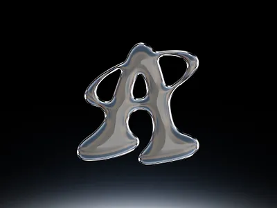 letter A logo for sale a logo branding chrome effect clothing brand design illustration letter a logo logo logo design modern modern logo space streetwear streetwear logo