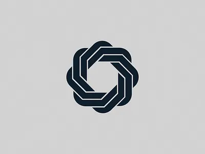 Heptagen abstrack brandmark design graphic design heptagon icon identity logo logomark modernist symbol