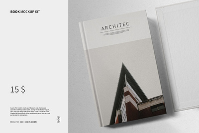 Book Mockup Kit book mockup book mockup kit brand pack designer magazine book minimalist presentation book presentation template print photoshop psd book realistic book realistic mockup scene creator shadows