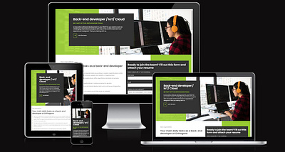 Image to WordPress Landing Page binate binatenoor branding design elementor elementor pro landing page landingpage techbinate ui web design wordpress