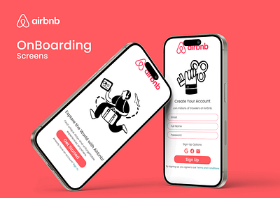 DailyUI - Onboarding airbnb dailyui figma onboarding ui uiux ux