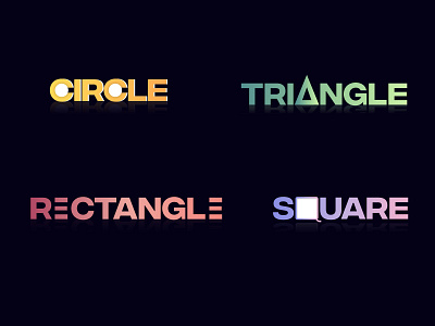 All Angles circle colors design graphic graphic design illustration rectangle simple square triangle typography vector