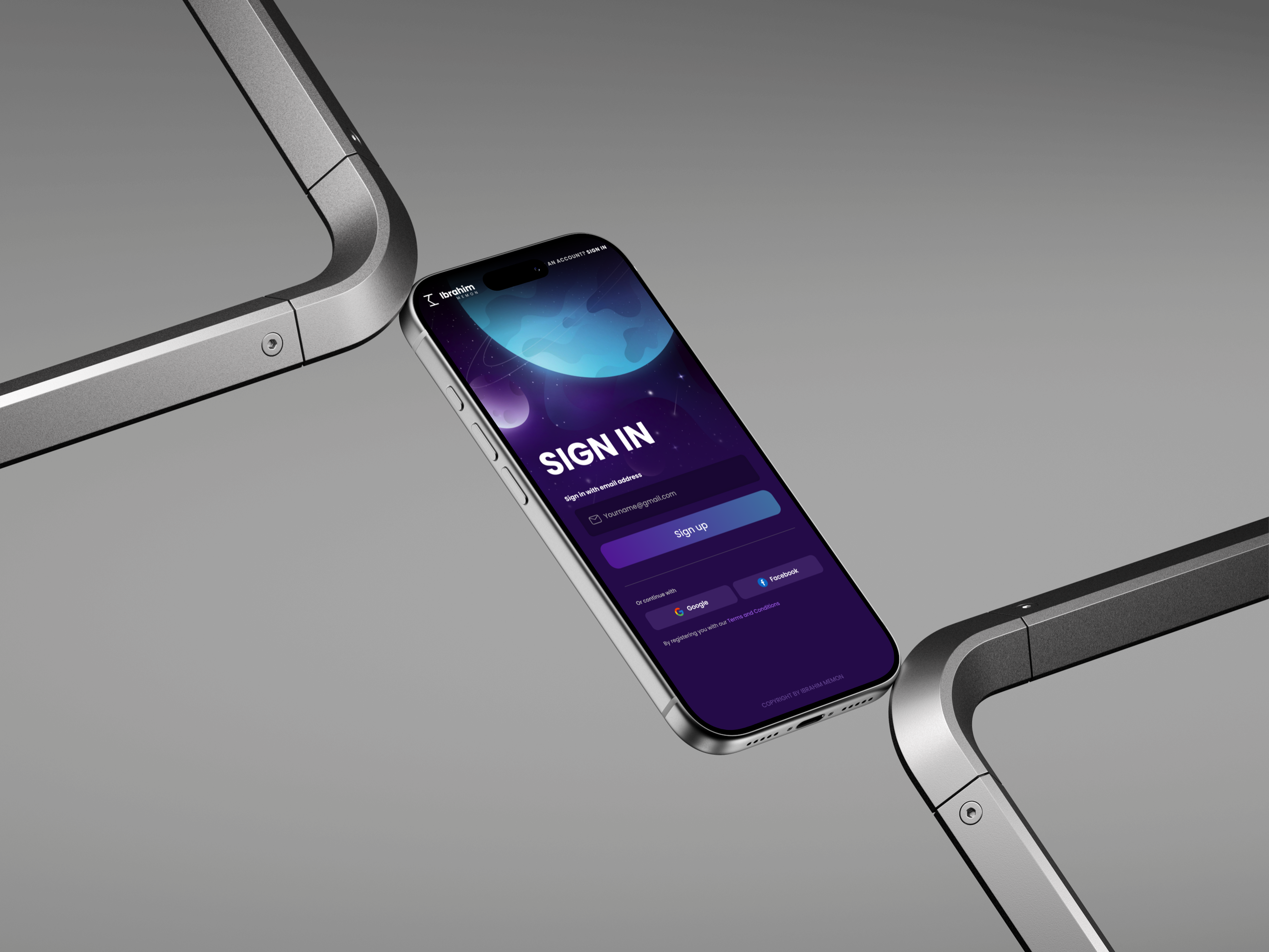 Dark & Sleek – Modern Login App app onboarding login screen authentication screen design cleanui dark app ui design dark login screen ui dark mode app ui design figmadesign futuristic app login login page ui design login screen minimal login app ui mobileappdesign modern login app design modernui sleek login ui ui uiux uxdesign