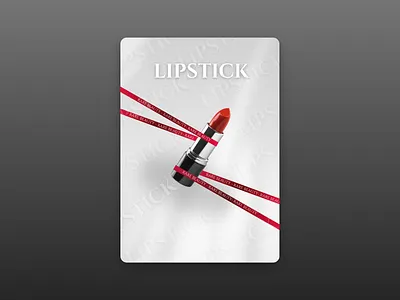 LipsTick Brand Poster beautydesign branding canvadesign cosmeticsdesign dribbble elegantdesign lipstickbrand luxurybrand posterdesign productposter