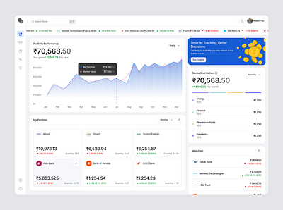 Investment Dashboard dashboard figma investment ui ux web app