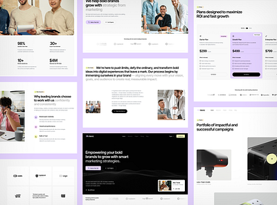 Merkil® Marketing Agency Website agency creative agency landing page marketing marketing agency web web design website