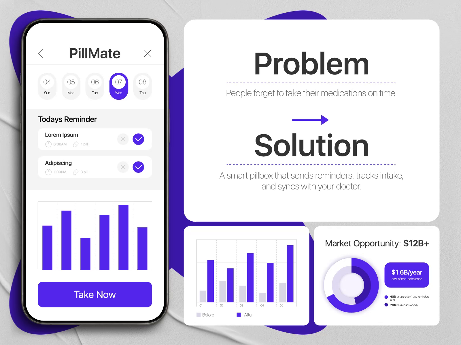 Example of Pitch Deck & Presentation Slides Design