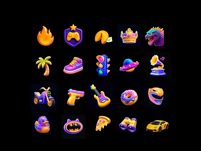 One hour. One prompt. One icon set. 🎨 3d adobe aftereffects animation branding design flat graphic design icon illustration logo minimal motion graphics ui