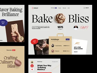 Website for a Consumer Brand ✦ Ovenjoy design interface product service startup ui ux web website