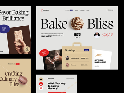 Website for a Consumer Brand ✦ Ovenjoy design interface product service startup ui ux web website