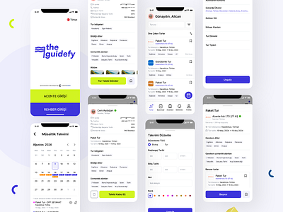 The Guidefy | Tour Guides & Travel Agencies Platform design mobile app tour guide travel travel agency ui ux
