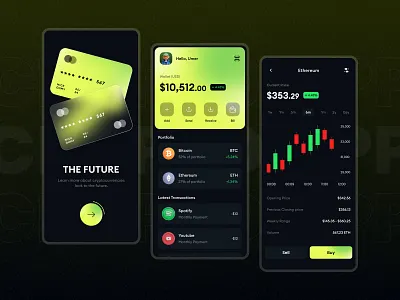 Non-Custodial Crypto Wallet - UI Design blockchain branding crypto crypto wallet logo style guide swap ui uiux web3
