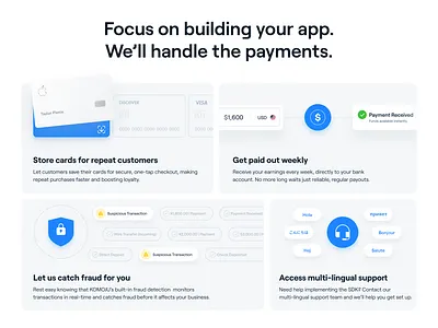 KOMOJU Website Illustrations banking icon illustration modern payment processor ui web website