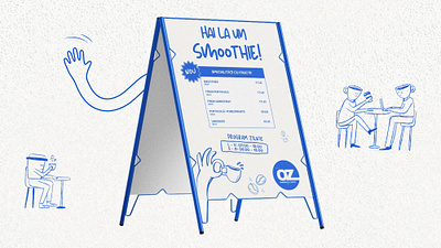 Coffee & Sandwich Bar Menu Redesign artwork bar branding coffee graphic design illustration menu redesign