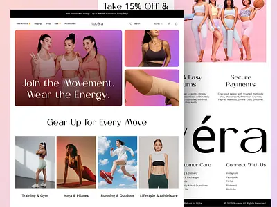 Minimalist Luxury Meets Activewear – Nuvéra Website Design activewear design creative design ecommerce website fashion website interface design italy market landing page minimal design modern website ui ux design web design