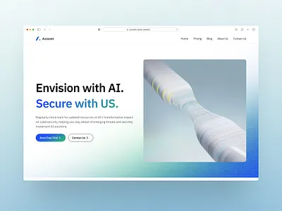 Axionet — AI Cyber Security Startup Technology Website ai ai design chatbot clean cyber cyber security design landing page saas security startup tech technology ui ux web design web3 website