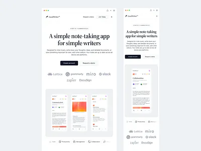 Landing Page (380 - 800) app design ui ui design