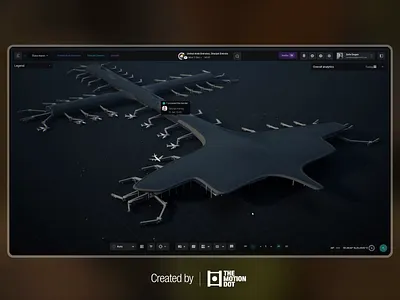 Airport Infrastructure in Motion ai powered airport operations analytics autonomous vehicles control room crowds queues dashboard data visualization decision support digital twin gate management human centered design interaction design motion design operational efficiency real time data situational awareness smart airports terminal layouts uiux