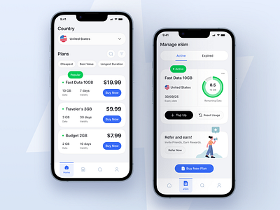SIM Management App app branding dark mode dark ui design graphic design illustration logo ui ux