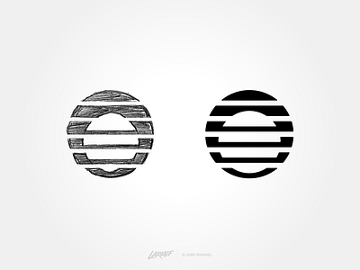 Unused Retro Logo 80s brand brutalist cyberpunk globe identity logo mark monochrome negative nostalgia outrun planet retro simple sphere sun sunrise symbol