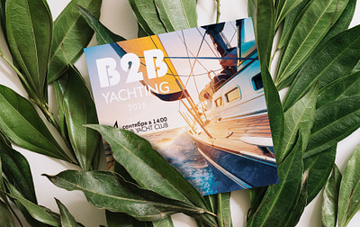 Invitation and Stage Design for Yacht Club Event event branding event design graphic design invitation design luxury design print design stage design