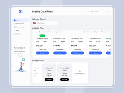 SIM Management Web App app branding dark mode dark ui design graphic design illustration logo ui ux