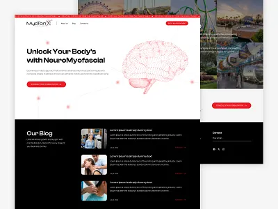 Myoton Web UI – Homepage Design digital agency homepage design landing page responsive design technology design ui design ux design ux ui design web design website ui