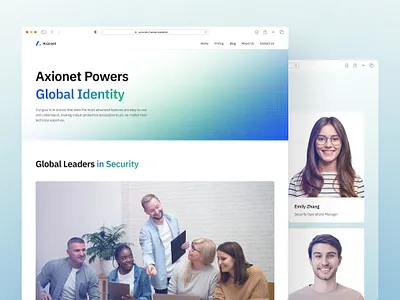 Axionet — AI Cyber Security Startup Technology Website ai ai design chatbot clean cyber cyber security design landing page saas security startup tech technology ui ux web design web3 website