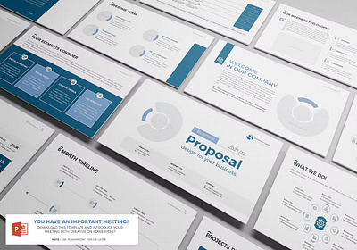 Business Proposal, PowerPoint & Word 20 Pages 2023 agency annual annual report brochure brochure 2023 business business brochure company company profile corporate identity indesign portfolio print printable project proposal report template