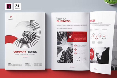 Company Profile 24 Pages 2023 agency annual annual report brochure brochure 2023 business business brochure company company profile corporate identity indesign portfolio print printable project proposal report template