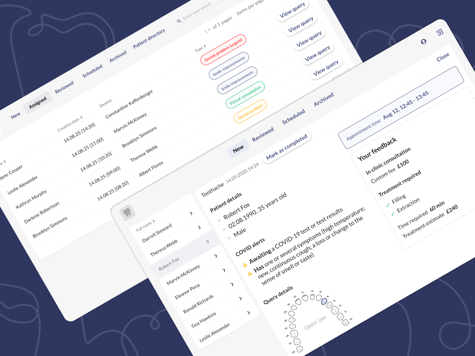 Smart Dental Care App Concept