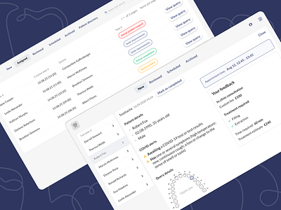 Smart Dental Care App Concept crossplatform dashboarddesign dental mobileappdesign uidesign uiux uxdesign