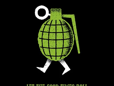 Let the Good Times Roll by James Olstein editorial editorial illustration grenade illustration james olstein james olstein illustration jamesolstein.com let the good times roll texture the cars vector