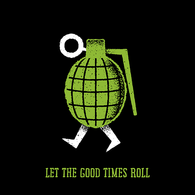 Let the Good Times Roll by James Olstein editorial editorial illustration grenade illustration james olstein james olstein illustration jamesolstein.com let the good times roll texture the cars vector