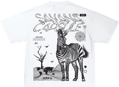 Savana Capsule - Streetwear Aparel animal illustration apparel illustration brand design branding capsule collection character clothing brand creative illustration design fashion illustration graphic design illustration logo logo design logo illustration streetwear culture streetwear design t shirt design ui