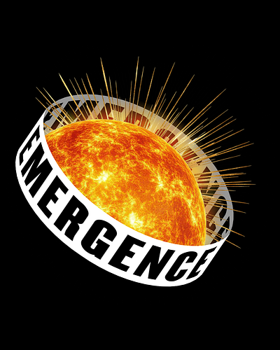 T-shirt Design for the Word EMERGENCE design graphic graphic design shirt