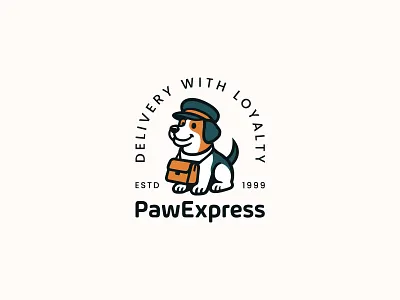 Courier Dog Logo courier dog logo courier logo delivery logo dog logo dog logo design logo logo design